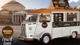 The Nescafé Azera Truck Tour arrives in Naples with the style of the American bakery