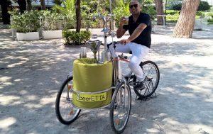 BeerETTA chega a Nápoles, cerveja de bicicleta