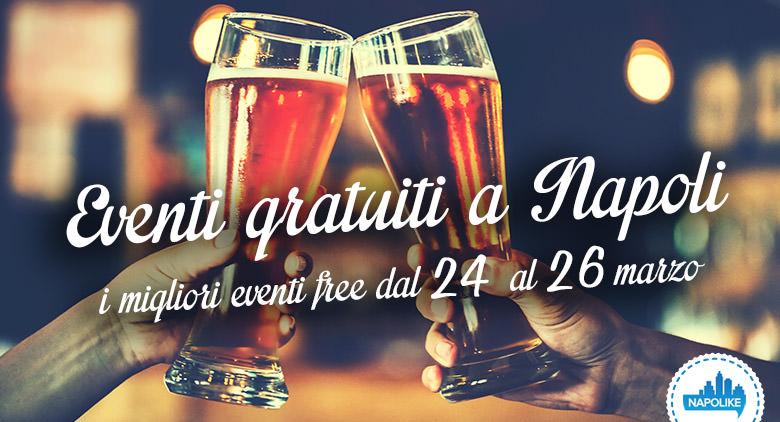 The best free events in Naples during the weekend from 24 to 26 March 2017