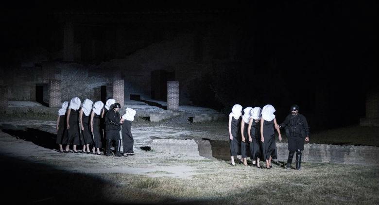 Euripides' Trojan women at the Mercadante Theater in Naples