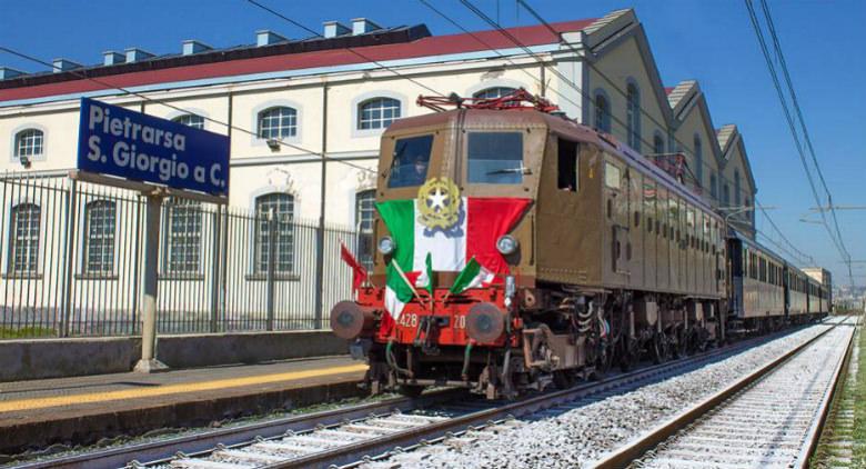 Restauración del Museo del Ferrocarril de Pietrarsa inaugurado por el presidente Mattarella