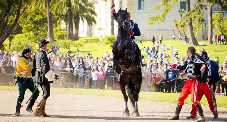 Ponte Capodimonte de 25 de abril de 2017, os eventos