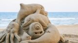 Sculture di sabbia sul Lungomare di Napoli con Creando con la sabbia