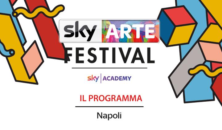 Programa de eventos do Sky Arte Festival em Nápoles