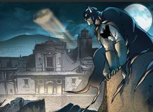 Batman on the Certosa di San Martino, full design