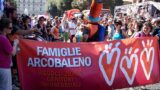 2017 Family Festival à Naples, sur le Lungomare avec les familles arc-en-ciel
