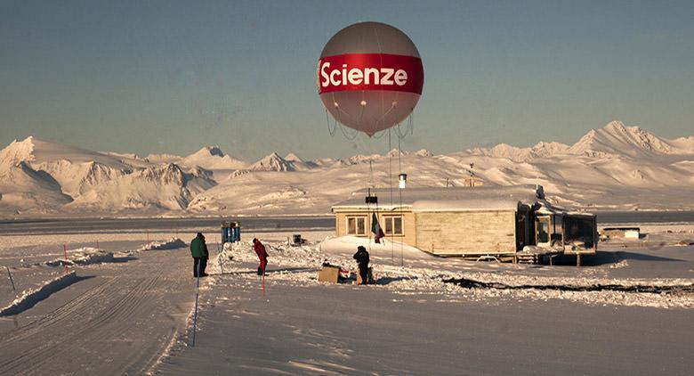 Mostra interattiva in Piazza Plebiscito sul Polo Nord