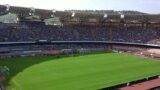 Partita del Sole на стадионе Сан-Паоло в Неаполе между актерами, певцами, магистратами и футболистами