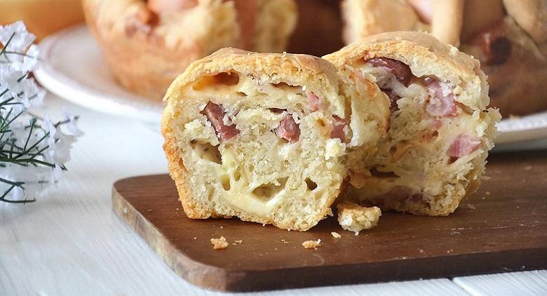 Casatiello napoletana alla Sagra a Sant'Irpino