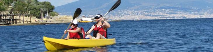 Corsi gratuiti di kayak a Napoli