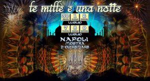 Die Tausend und eine Nacht in der Mostra d'Oltremare in Neapel, inmitten der magischen Atmosphäre des Nahen Ostens