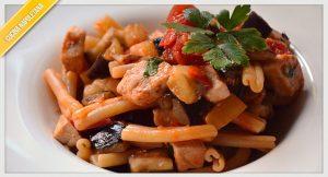 Receta de pasta con salsa de pez espada | Cocinar en el estilo napolitano
