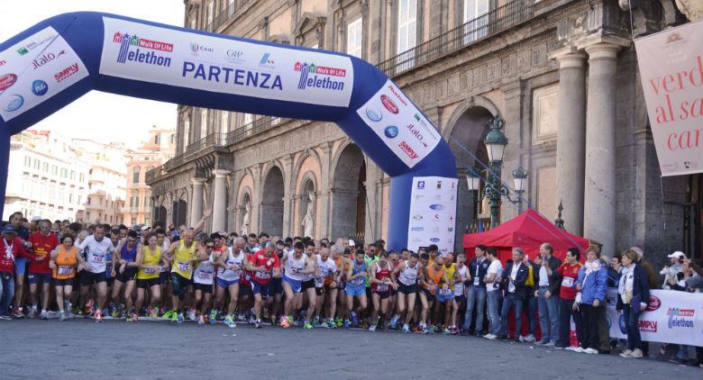 Telethon Walk of Life 2017 à Naples: course à la recherche