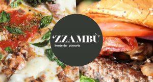 'Zzambù auf dem Lungomare di Napoli, der Burger mit Di Matteos Pizza
