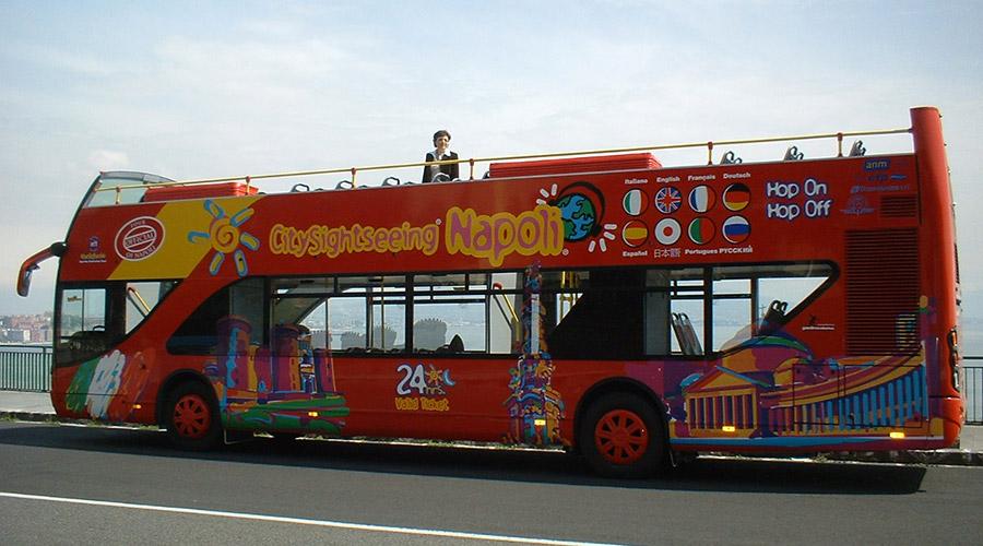 City Sightseeing in Naples, will arrive at the Royal Palace of Caserta