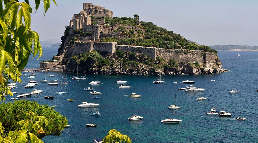 Aragonese Schloss in Ischia