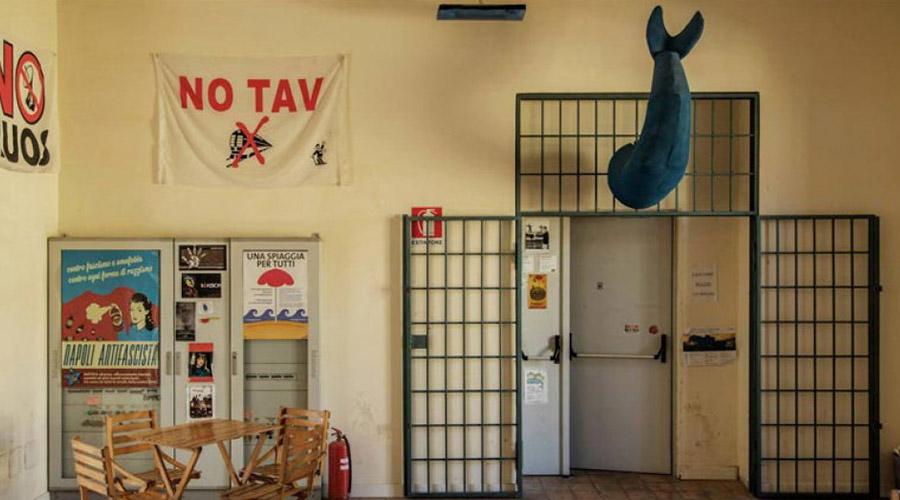 Interior of the former Filangieri Asylum in Naples