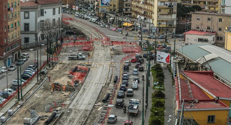 Lavori via Marina Napoli