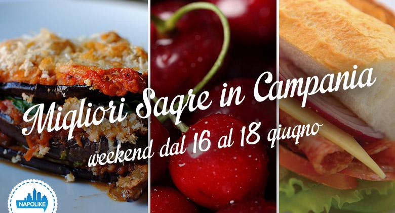 The best festivals in Campania during the weekend from 16 to 18 June 2017