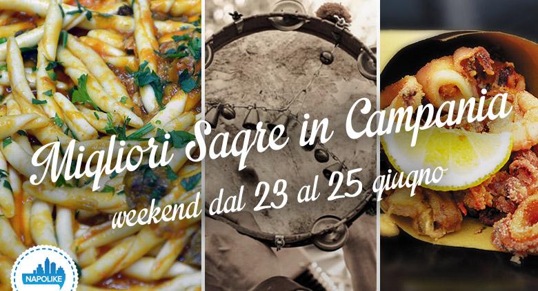 Festivals en Campanie le week-end de 23 à 25 June 2017