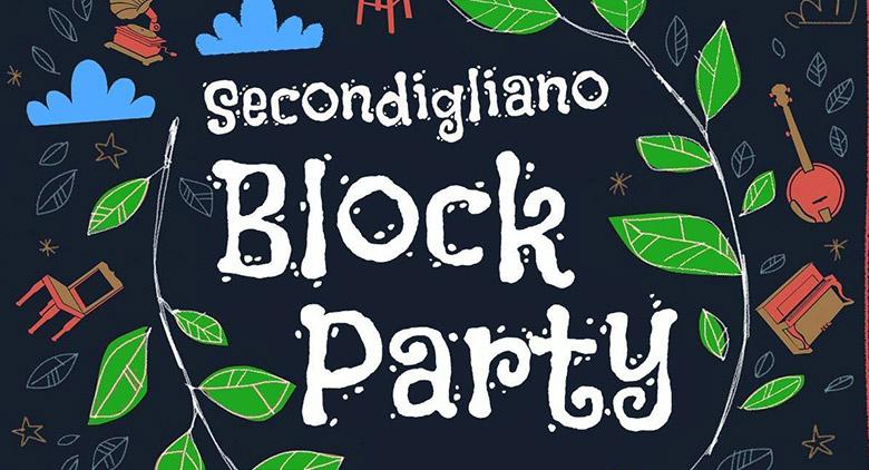 Secondigliano ブロック パーティーのポスター