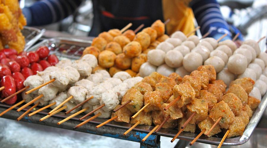 comida de rua frita