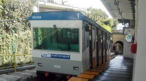 Mergellina Funicular في نابولي مغلقة لصيف 2017 ، والحافلة البديلة نشطة