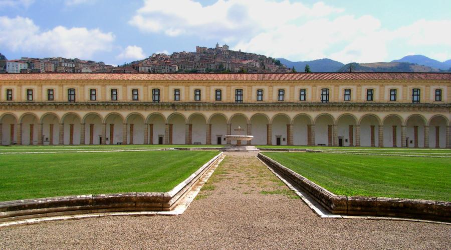 Certosa di San Lorenzo in Padula on the Way of the Certose