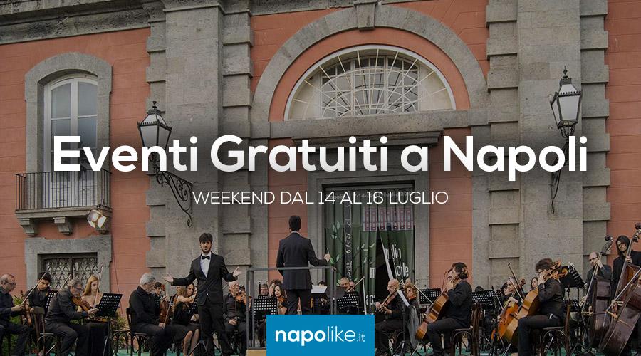 Événements gratuits à Naples, week-ends 14, 15 et 16 Juillet 2017