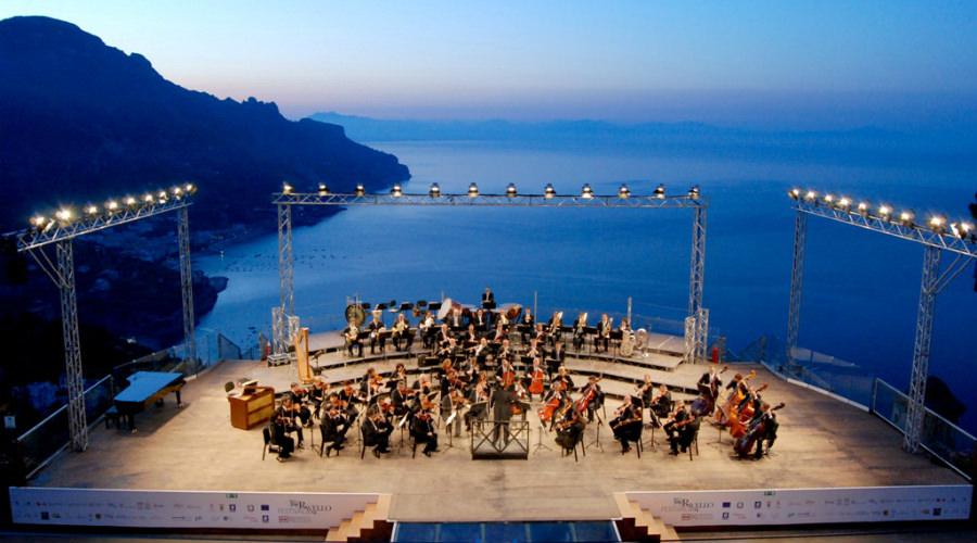 Belvedere der Villa Rufolo beim Ravello Festival