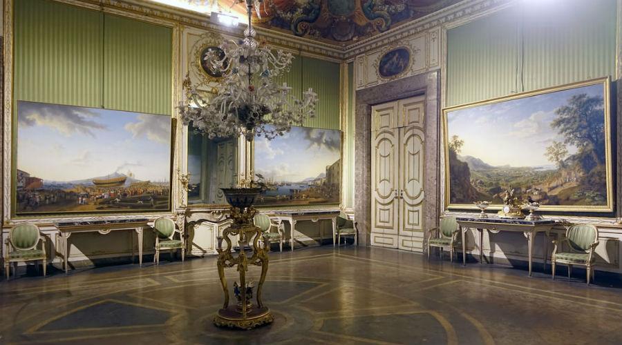 historic apartments in the royal palace of caserta