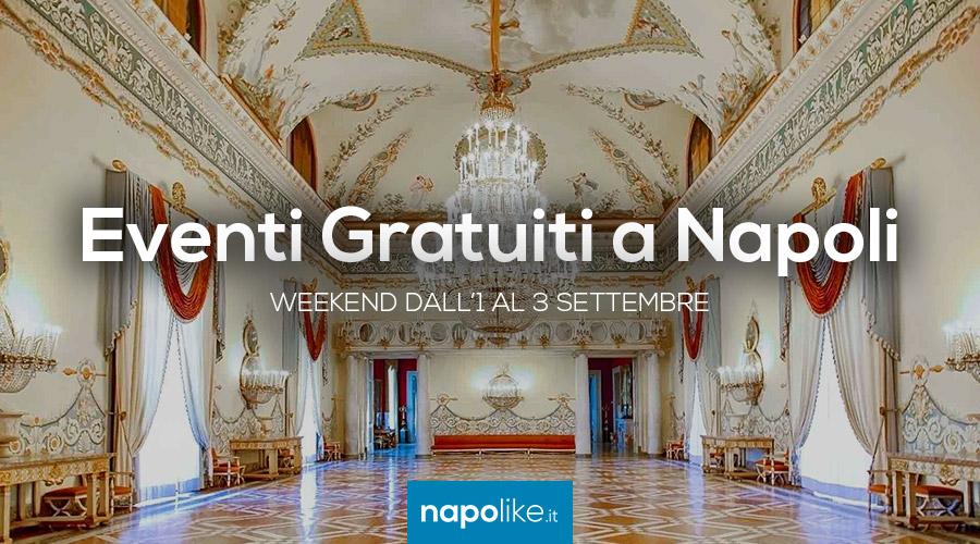 Free events in Naples during the weekend from 1 to 3 September 2017