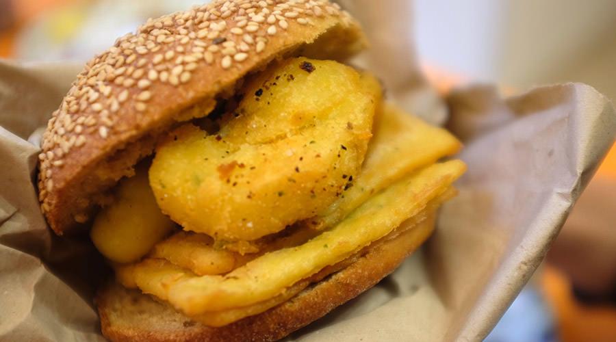 Panino con panelle, Street Food Festival a Nola