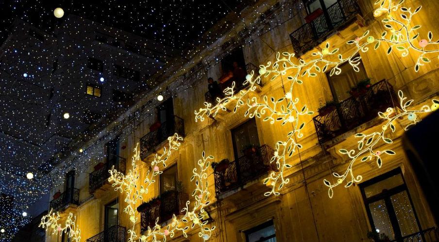 luminarie per le luci d'artista 2017 a Salerno