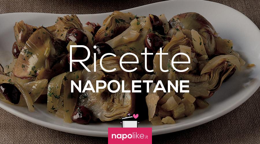 Ricetta dei carciofi con olive e capperi