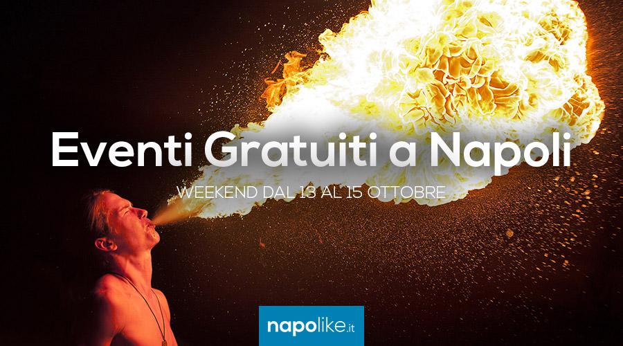 Événements gratuits à Naples pendant le week-end de 13 à 15 Octobre 2017