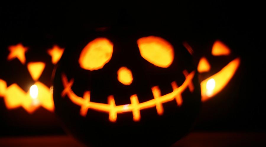 Halloween Pumpkins in der Stadt der Wissenschaft