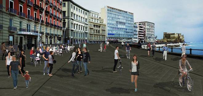 New Waterfront Rendering von Neapel