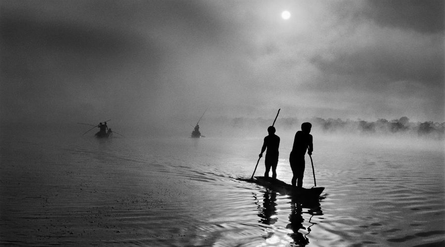 A shot from the Sebastiao Salgado exhibition