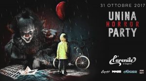 Halloween 2017 bei Arenile di Bagnoli in Neapel, kostenlose Horrorparty zum Thema IT für Studenten