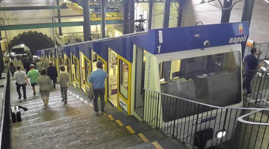 Chiaia Funicular in Naples