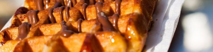Street food, dolce al cioccolato