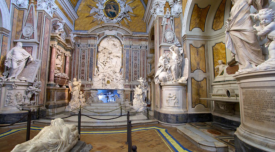 Veiled Christ in the Sansevero Chapel in Naples