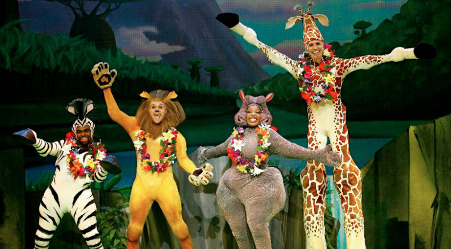 madagascar at musical adventure at the palapartenope in naples