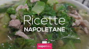Rezept der verheirateten Suppe, Variante mit Aromen Kochen im neapolitanischen Stil
