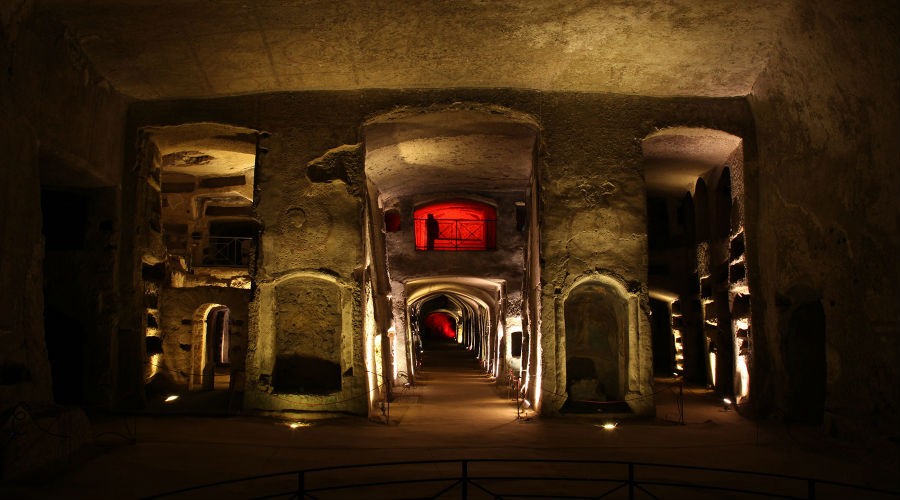 Las Catacumbas de San Gennaro de Nápoles, aperitivo 2018