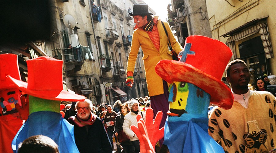 Défilé de carnaval à Naples à Sanità