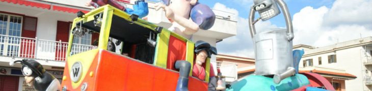 Carri allegorici al Carnevale di Saviano