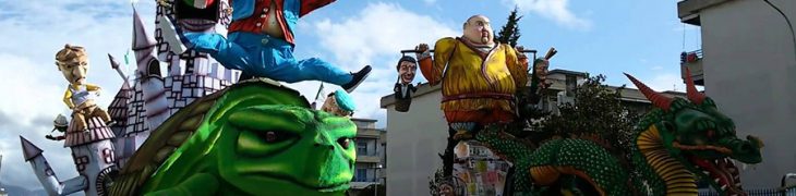 Carri allegorici al Carnevale Strianese
