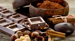 2018 Chocolate Festival in Caserta mit Süßigkeiten, Kuchen und leckeren Pralinen